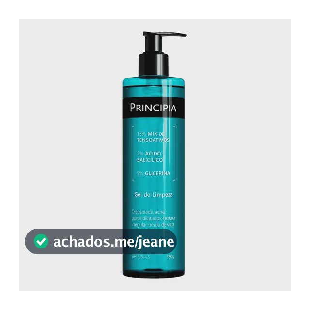 Principia Gel De Limpeza Gl-01 350g para Peles Oleosas