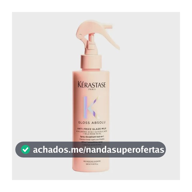 Gloss Absolu Anti-frizz Glaze Milk Leave-in 190ml Kérastase