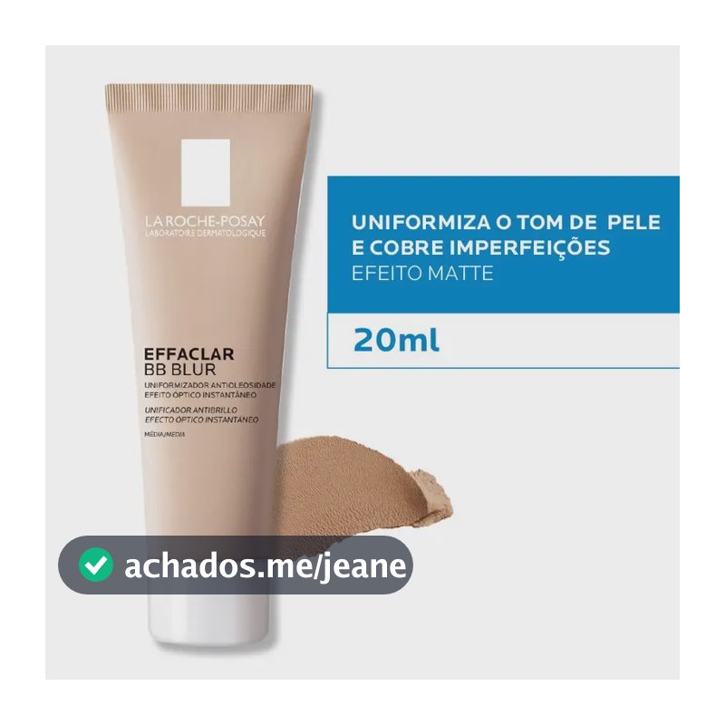 Effaclar Bb Blur Oil Free Antioliosidade Média 20ml