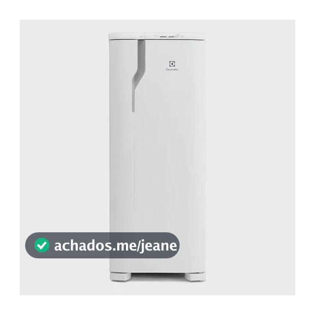 Geladeira Electrolux Cycle Defrost 240l Degelo Prático Uma Porta Branca Re31 Branco 220v