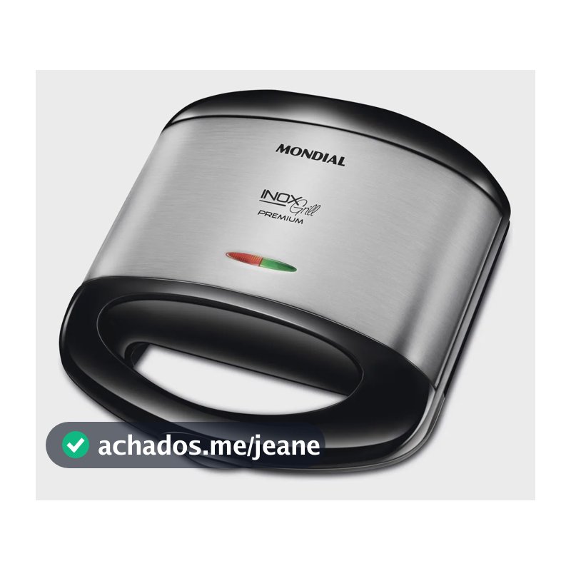 Grill e Sanduicheira Premium, Mondial, 800W - S-07