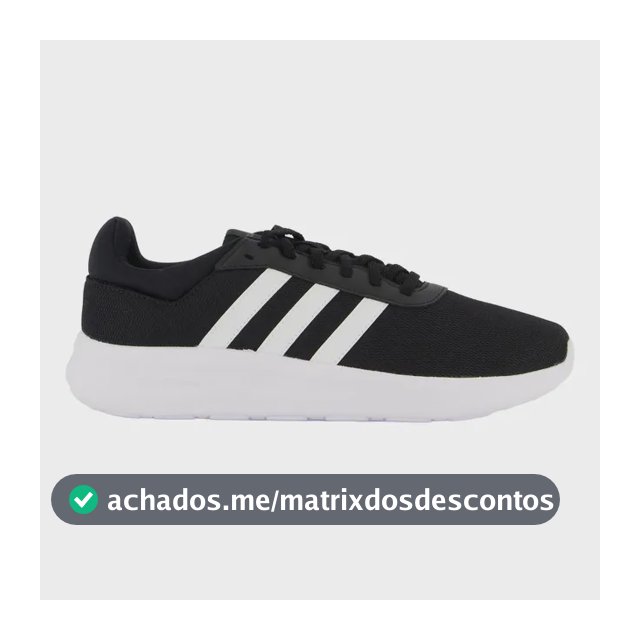 Tênis adidas Lite Racer 4.0 Preto E Branco