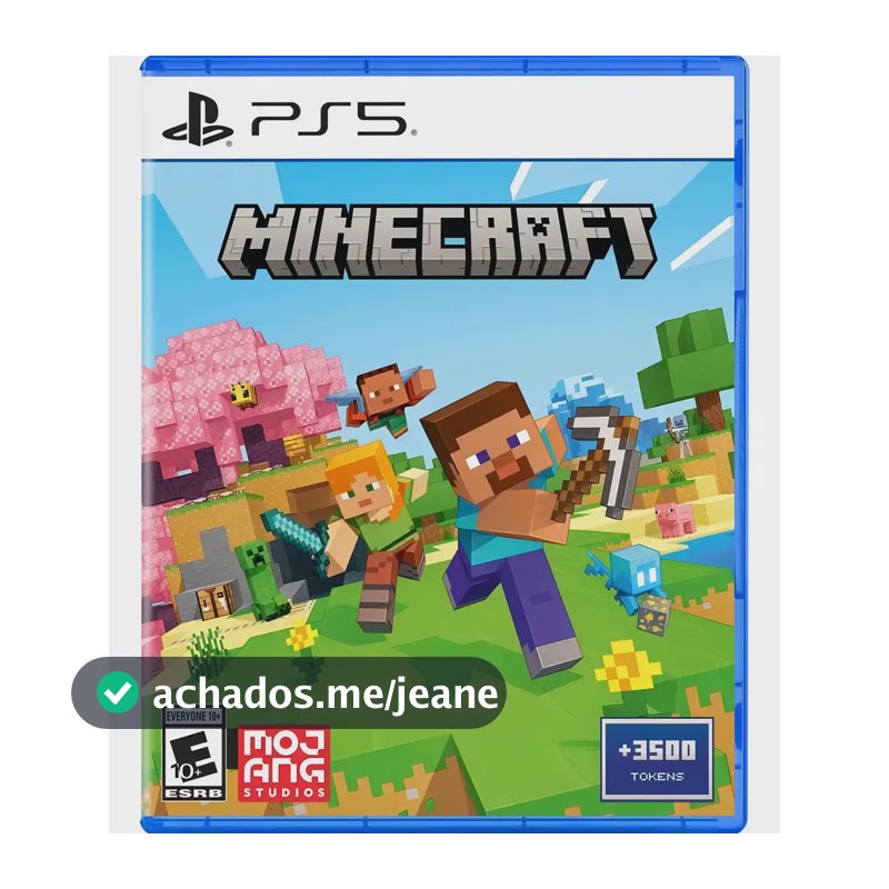 Jogo Minecraft Mojang Ps5 Mídia Física