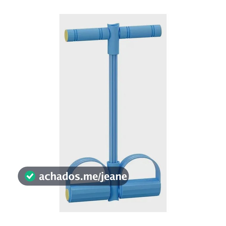 Elástico Extensor Exercícios Multifuncional Com Apoio Pés Azul, Elástico Treino Extensor Exercícios Academia Em Casa Fitness XMBY CL