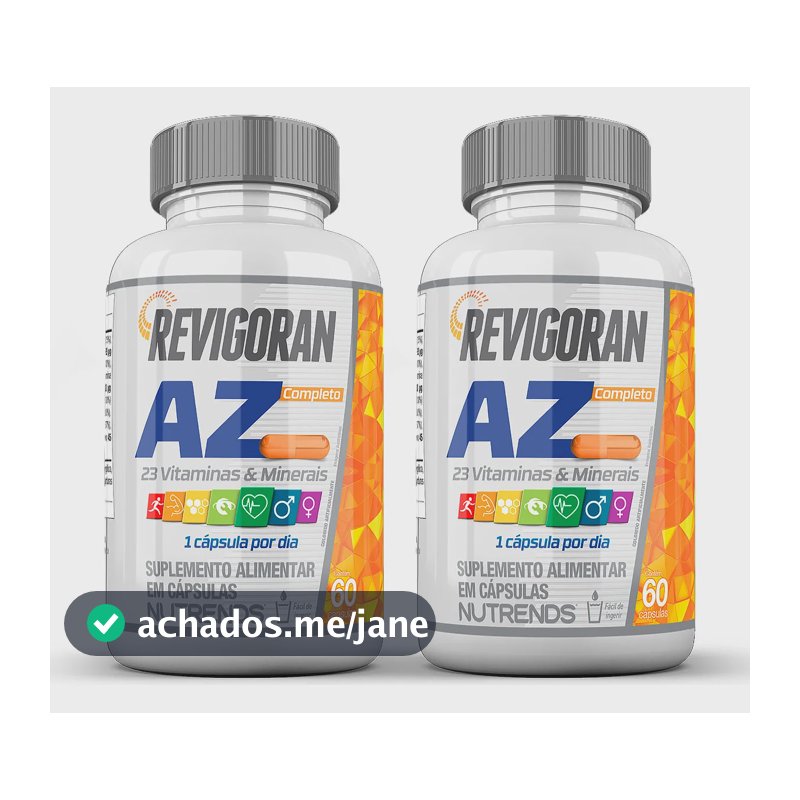 Multivitaminico Revigoran De A A Z - 60 Cáps 2x - Nutrends Sem Sabor