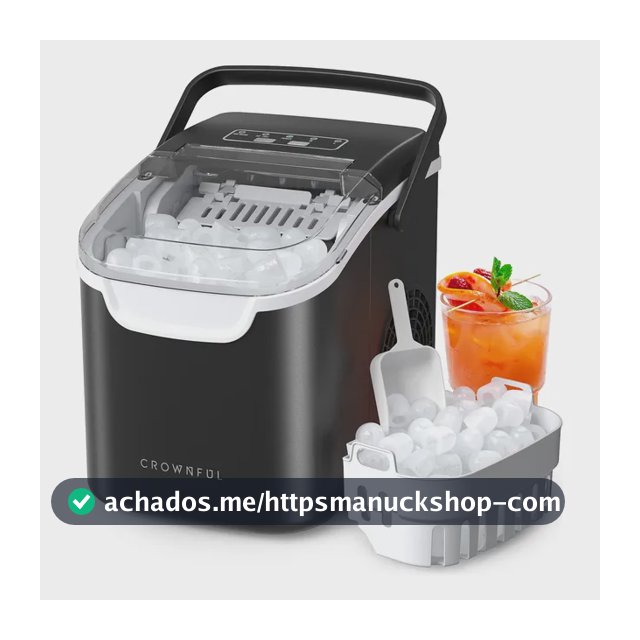 Maquina De Gelo Portátil E Compacto 15kggelo Rápid 127/220v 127v Preto