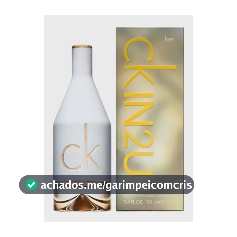 Perfume CK IN2U EDT Feminino 100ml Calvin Klein