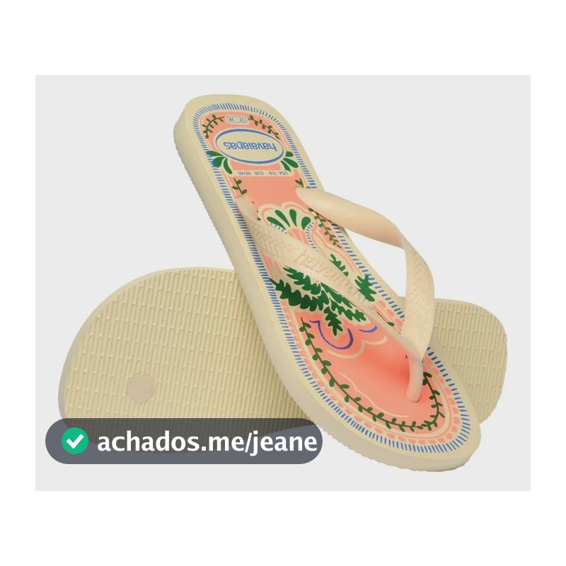 Havaianas Summer Vibes Chinelo Feminino Buttercream Summer Vibes 37-38 Br