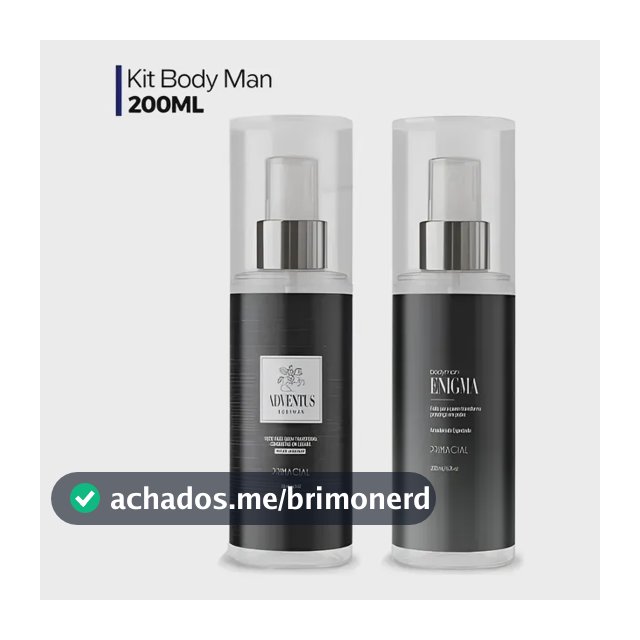 Kit Body Splash Masculino Adventus E Enigma 200ml
