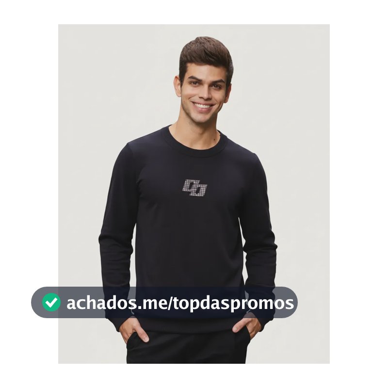 Blusão Moletom Colcci Masculino Canguru 041.01.00890 Gg Preto Lisa