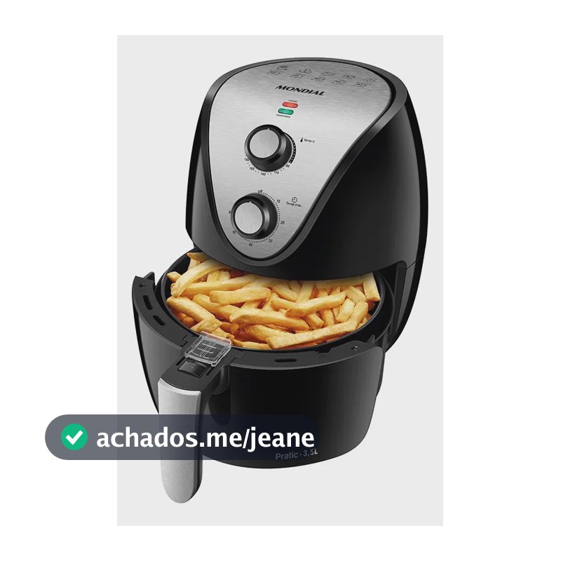 Fritadeira Sem Óleo Air Fryer 3,5L Mondial 1500W - AF-30 I