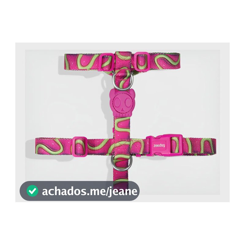 Arnês para cães H-Harness H3d Jelly Zeedog M Fuchsia Jerlly