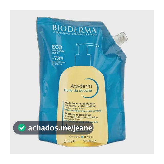 Bioderma Atoderm Refil Óleo De Banho Higiene Hidratante Diár