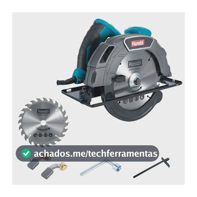 Serra Circular Elétrica 185mm 1800w 8000rpm Profissional