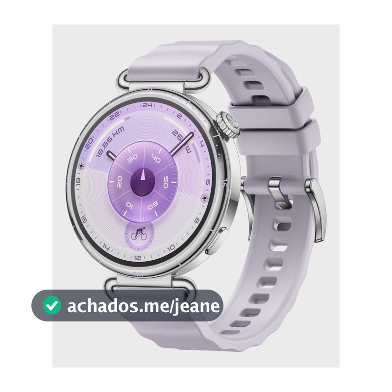 Smartwatch, HUAWEI WATCH GT 6 41mm, Potenciômetro de Ciclismo no Pulso, Bateria com Autonomia de Até 14 Dias, Bem-Estar Emocional Multidimensional, Compatível com iOS e Android, GPS Integrado, Roxo