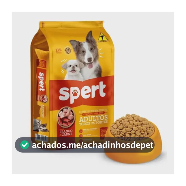 Ração Spert Premium Especial Cães Adultos 15 Kg 23% Proteina