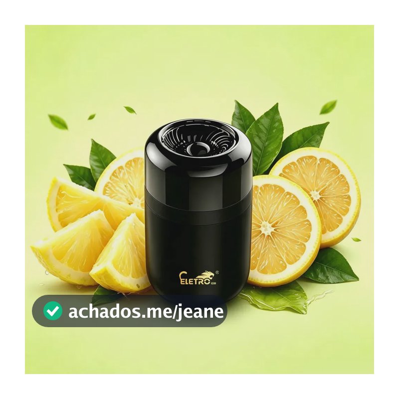 Eletro-aromatizador De Carro Premium Perfume Sólido Duradouro | Elimina Odores E Deixa O Carro Cheiroso Cor Limão Fragrância LIMÃO