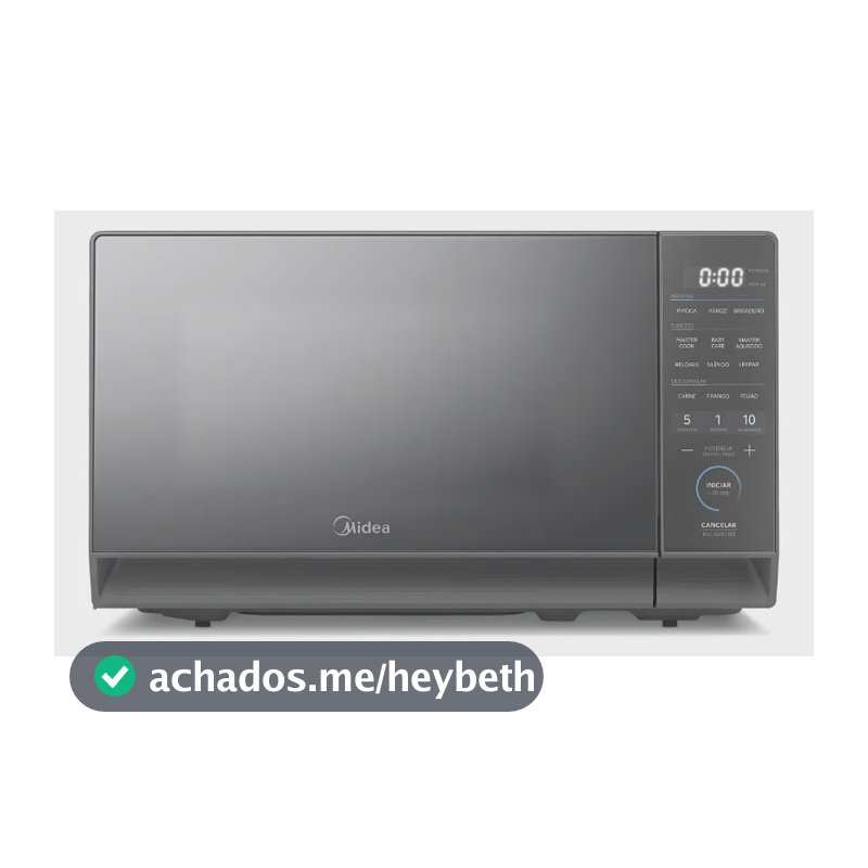 Micro-ondas 20l Prata Porta Espelhada Mastercook Midea