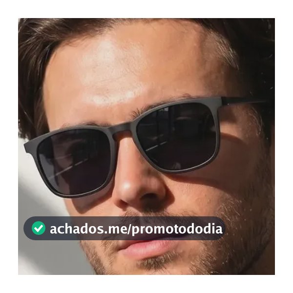 Óculos De Sol Masculino Quadrado Clássico Uv400 Original Ntf