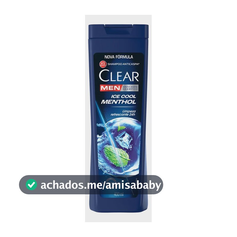 Clear Men Shampoo Anticaspa Ice Cool Menthol 400ml