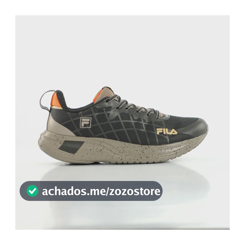 Tênis Fila Focus Masculino Academia Caminhada Treino Leve Preto 42 Br