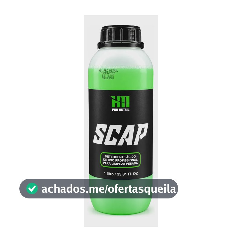 Scap 1 Litro Detergente Ácido Remove Sujeira Pesada H11