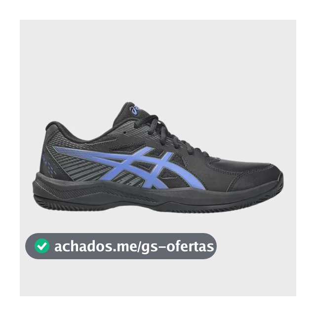 Tenis Asics Court Slide 4 Clay/oc Black/dark Cobalt Preto 43 Br