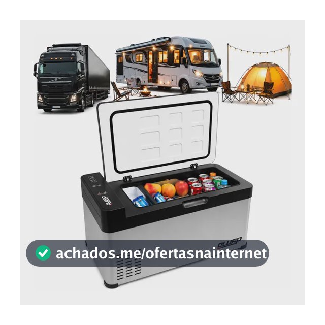 Geladeira Portátil 40l 12v/24v 110v/220v Ônibus Caminhão Van 12v/24v E 110v/220v