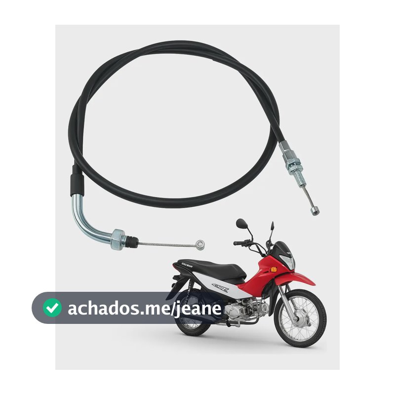 Cabo Acelerador A + B Honda Pop 110i 2016 Até 2024 Iron