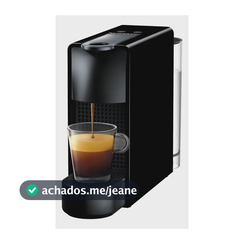 Cafeteira Nespresso Essenza Mini Preta