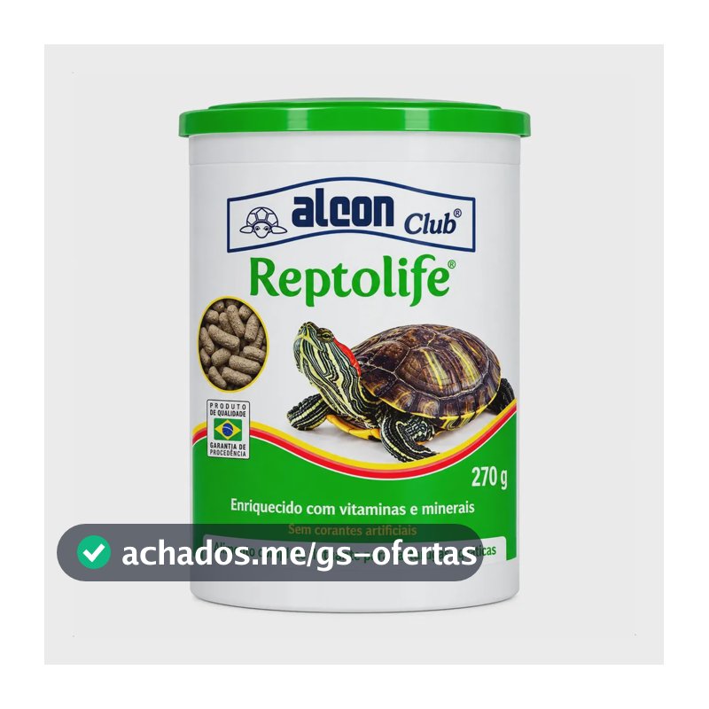 Ração Alcon ReptoLife para Tartarugas 270g
