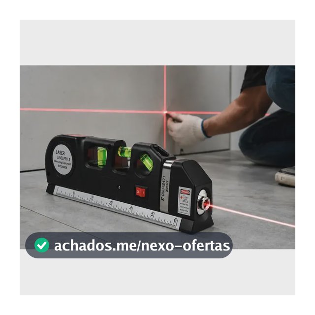 Trena Nivel A Laser Alta Precisão Com Regua Profissional