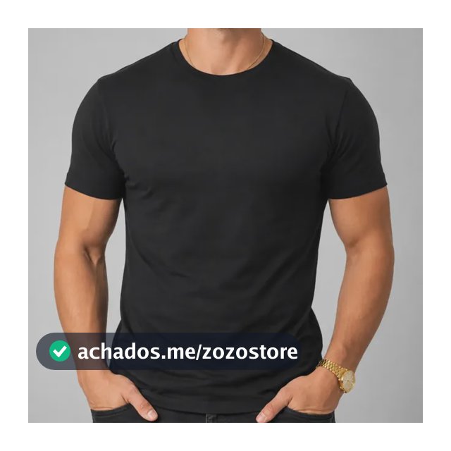 Camiseta Básica Masculina Algodão Lisa Malha Peruana Premium