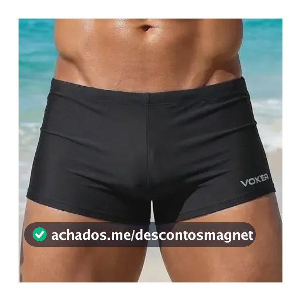 Sunga Boxer Masculina Poliamida Moda Praia Verão Voker