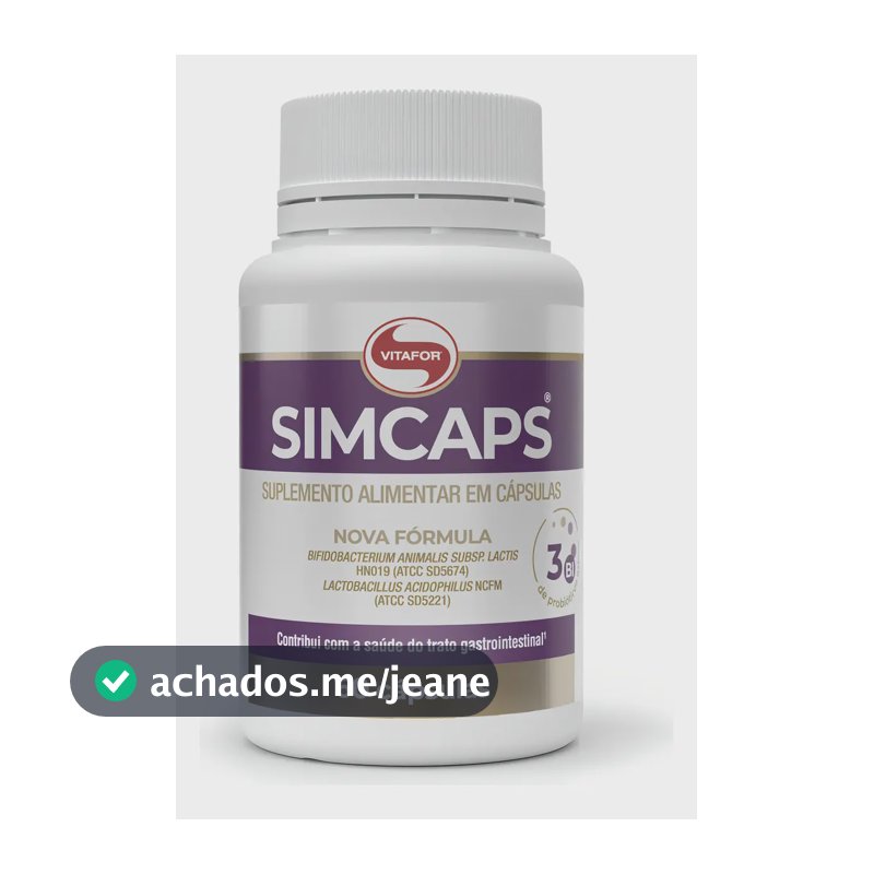 Suplemento alimentar Simcaps 60 Cápsulas Vitafor