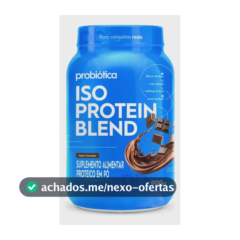 Whey protein Probiótica Iso Blend em pó sabor Chocolate x 900g