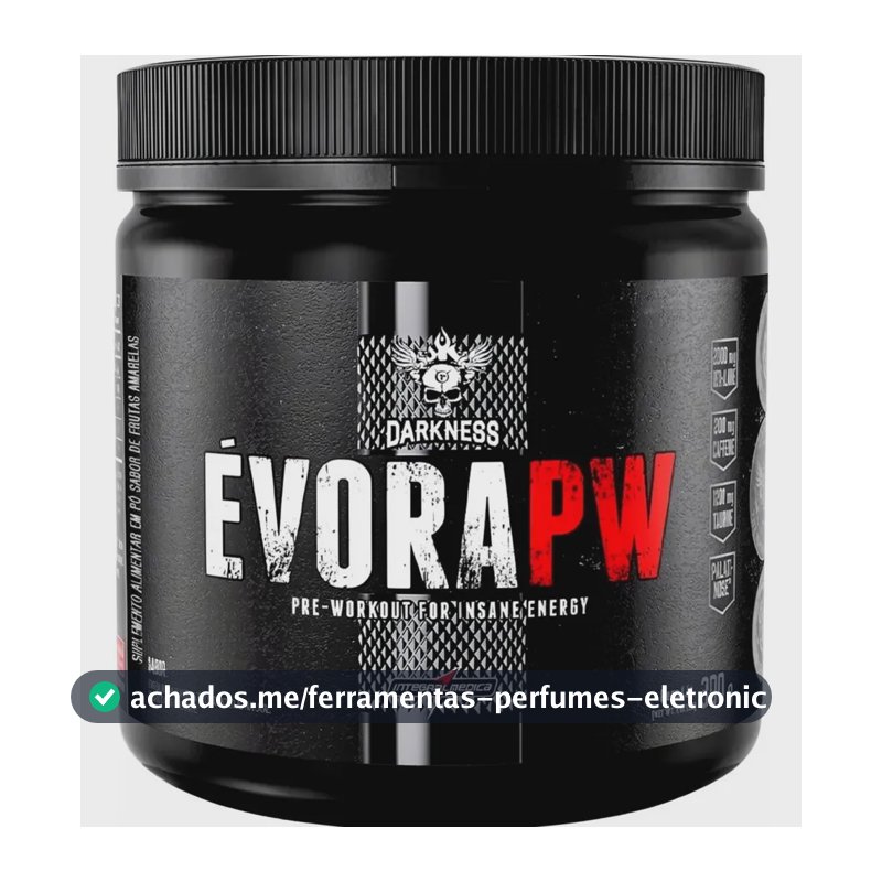 Évora Pré Treino Frutas Vermelhas 300g Darkness Uva