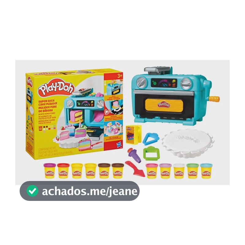 Conjunto Play Doh Super Fatia De Bolo