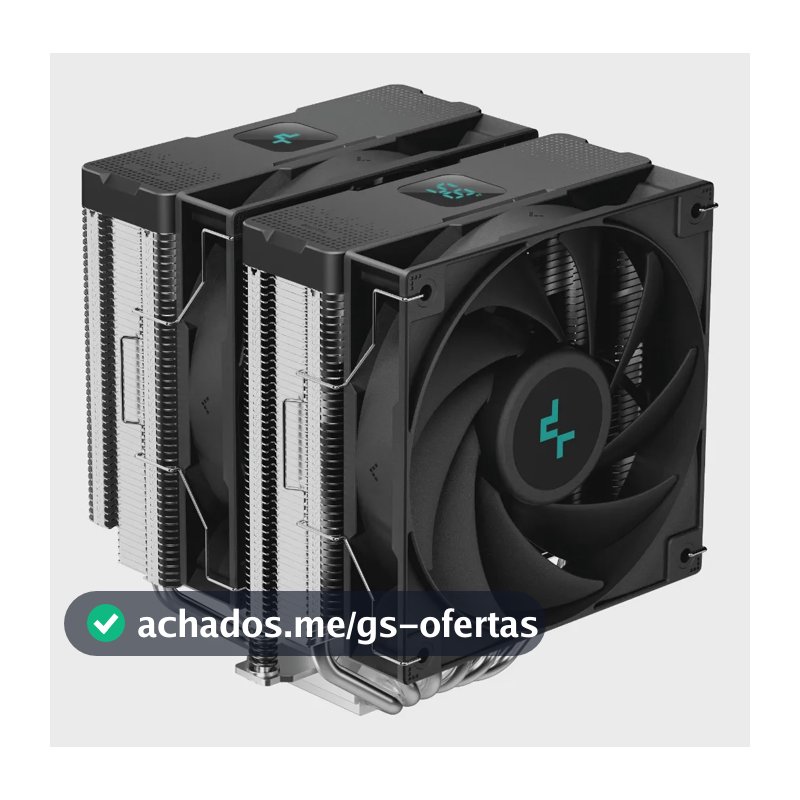 Air Cooler Ag620 Digital Com Monitoramento Deepcool Preto