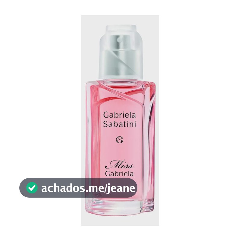 Perfume Feminino Eau De Toilette Miss Gabriela 30ml Gabriela Sabatini