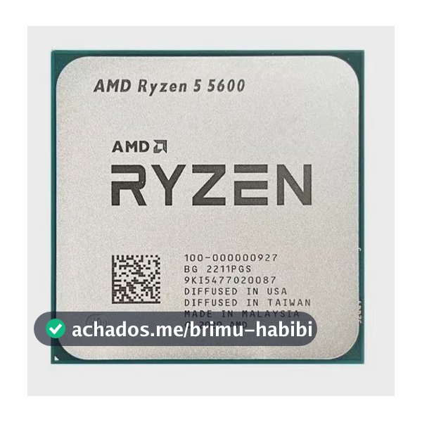 Processador AMD Ryzen 5 5600 Oem Sem Cooler