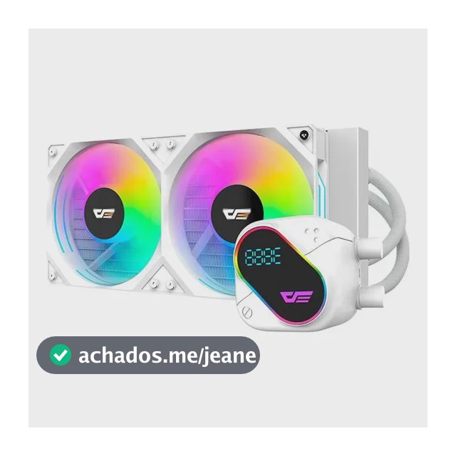 Water Cooler Aigo Darkflash Do240, Argb, 240mm, Branco Branco