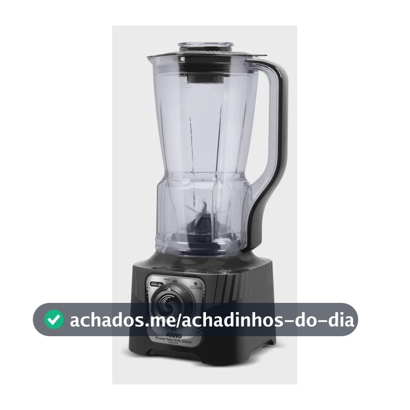 Liquidificador Arno Power Max Xxl 2200 Preto Ln88 Preto