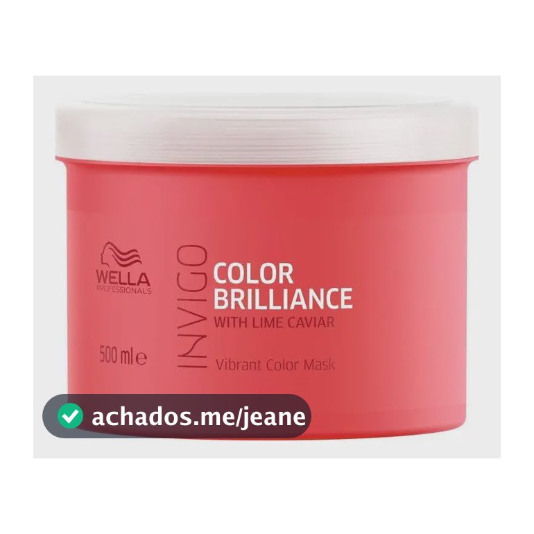 Máscara Wella Invigo Color Brilliance 500ml