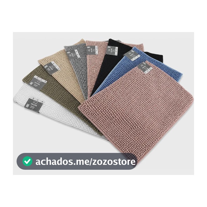 Kit 6 Tapetes Bolinha Dedinho Banheiro Sala Cozinha Jogo 6 Multicolorido Bolinha