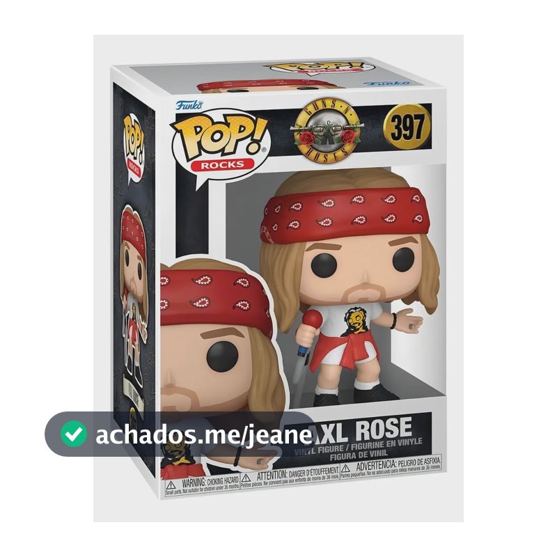 Funko Pop Rocks Guns N' Roses Axl Rose 397