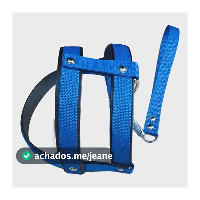 Peitoral Ajustável Coleira Para Cachorros Grandes Trad.