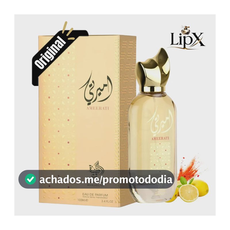 Perfume Árabe Ameerati Feminino Eau De Parfum 100 Ml Com Nf lipx