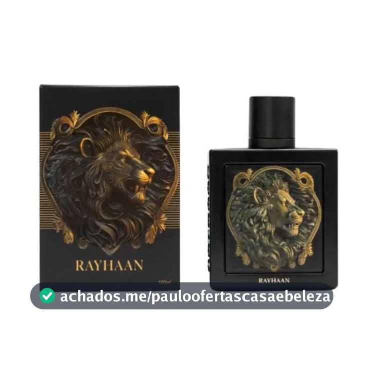 Perfume Árabe Rayhaan Lion Masculino Eau de Parfum 100ml