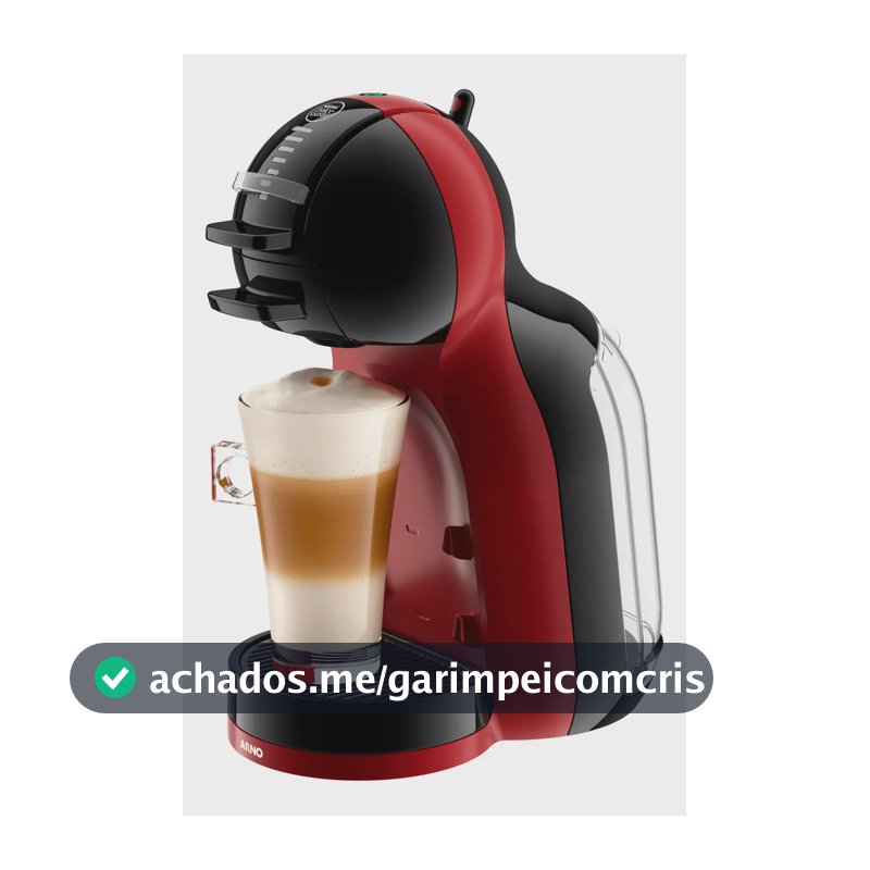 Cafeteira Nescafé Dolce Gusto Mini Me Vermelha e Preta